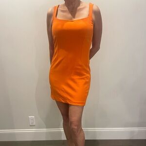 Designer Simkhai Orange Sleeveless Dress